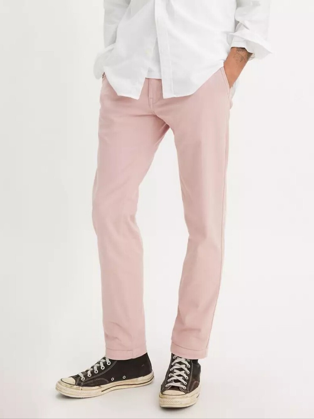 Levi's XX Standard Taper Chino Pants Pink Men's 36x32 Preppy